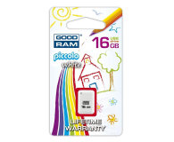 GOODRAM 16GB Piccolo zapis 5MB/s odczyt 20MB/s biały - 303194 - zdjęcie 1